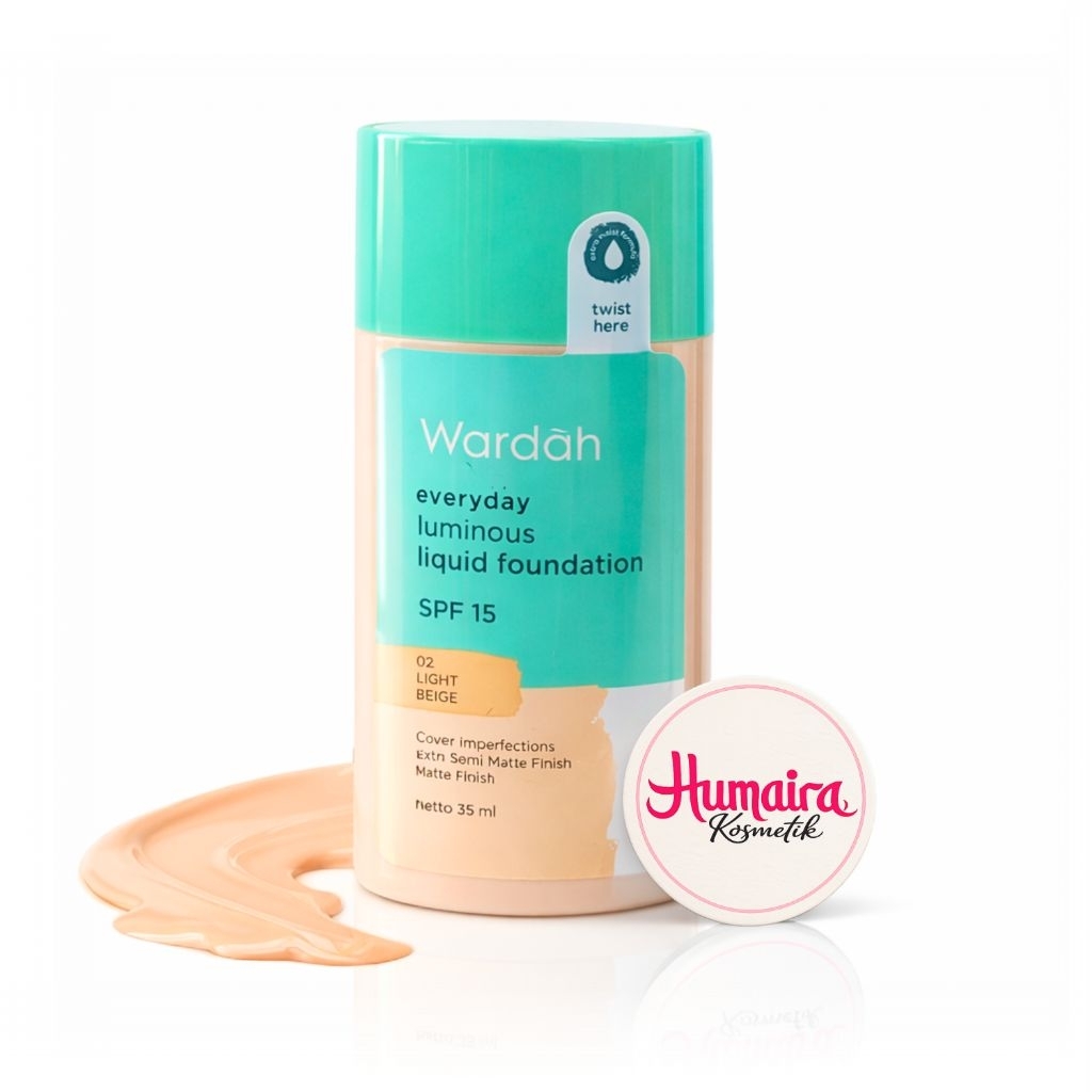 Alas Bedak Wardah Everyday Luminous Liquid Foundation