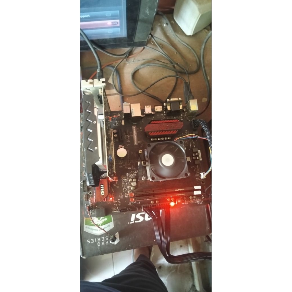 Mobo Gaming AMD AM4 MSI B350M Gaming pro