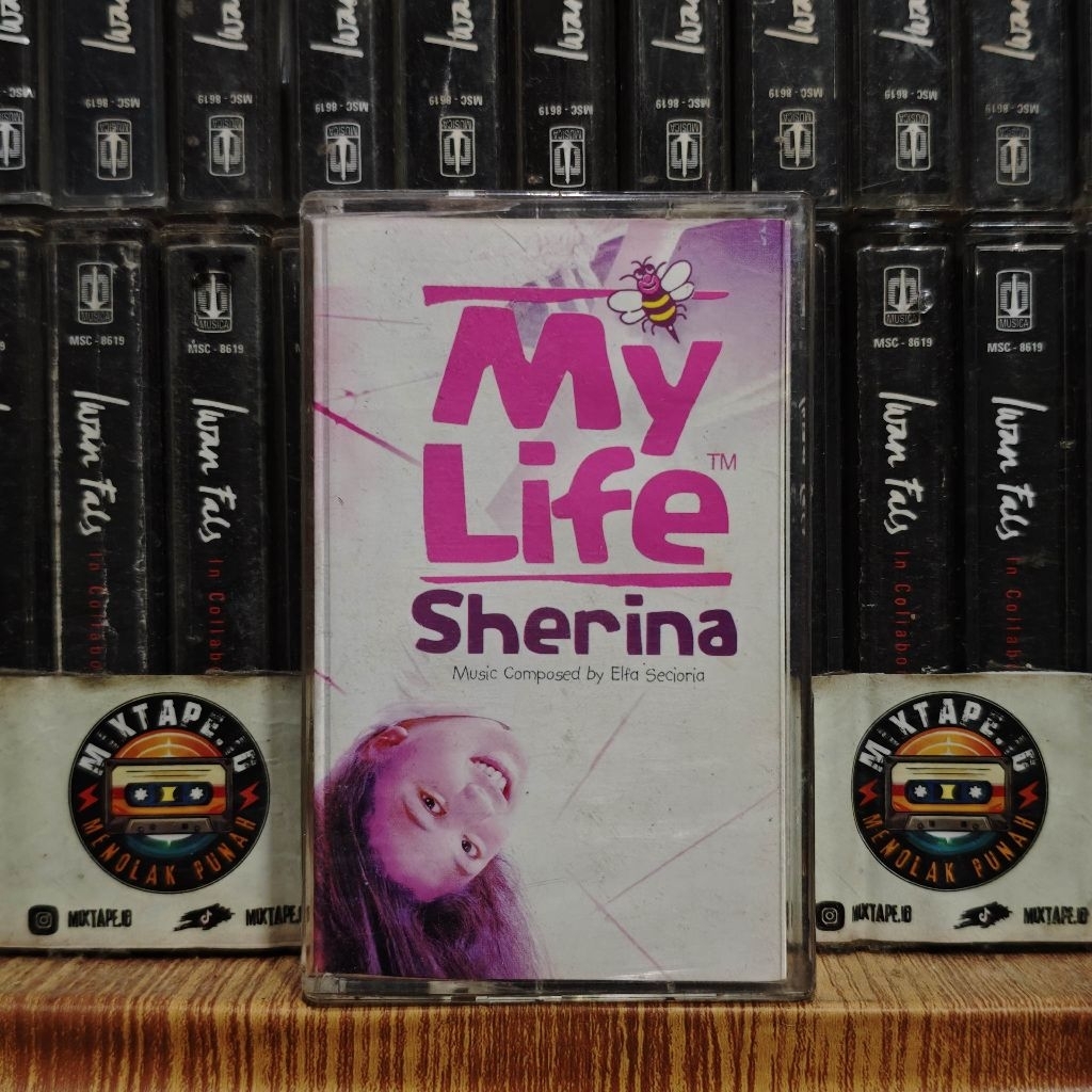 Kaset - Sherina - My Life - Sherina Munaf - Kaset Pita - Radio Tape - Radio - Pemutar Kaset - Retro 