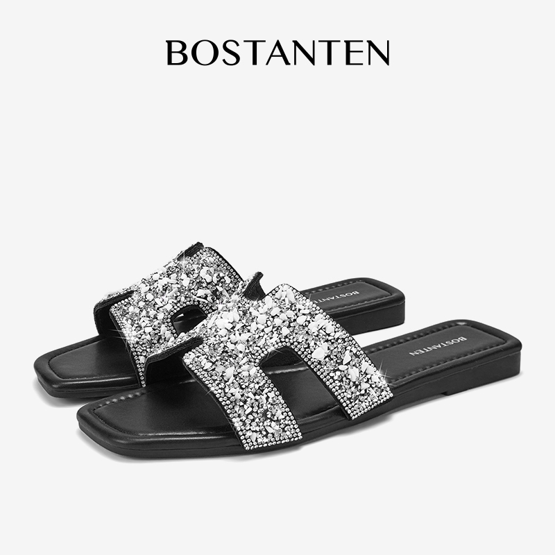 BOSTANTEN Starmoon Flat Sandal Sepatu Wanita