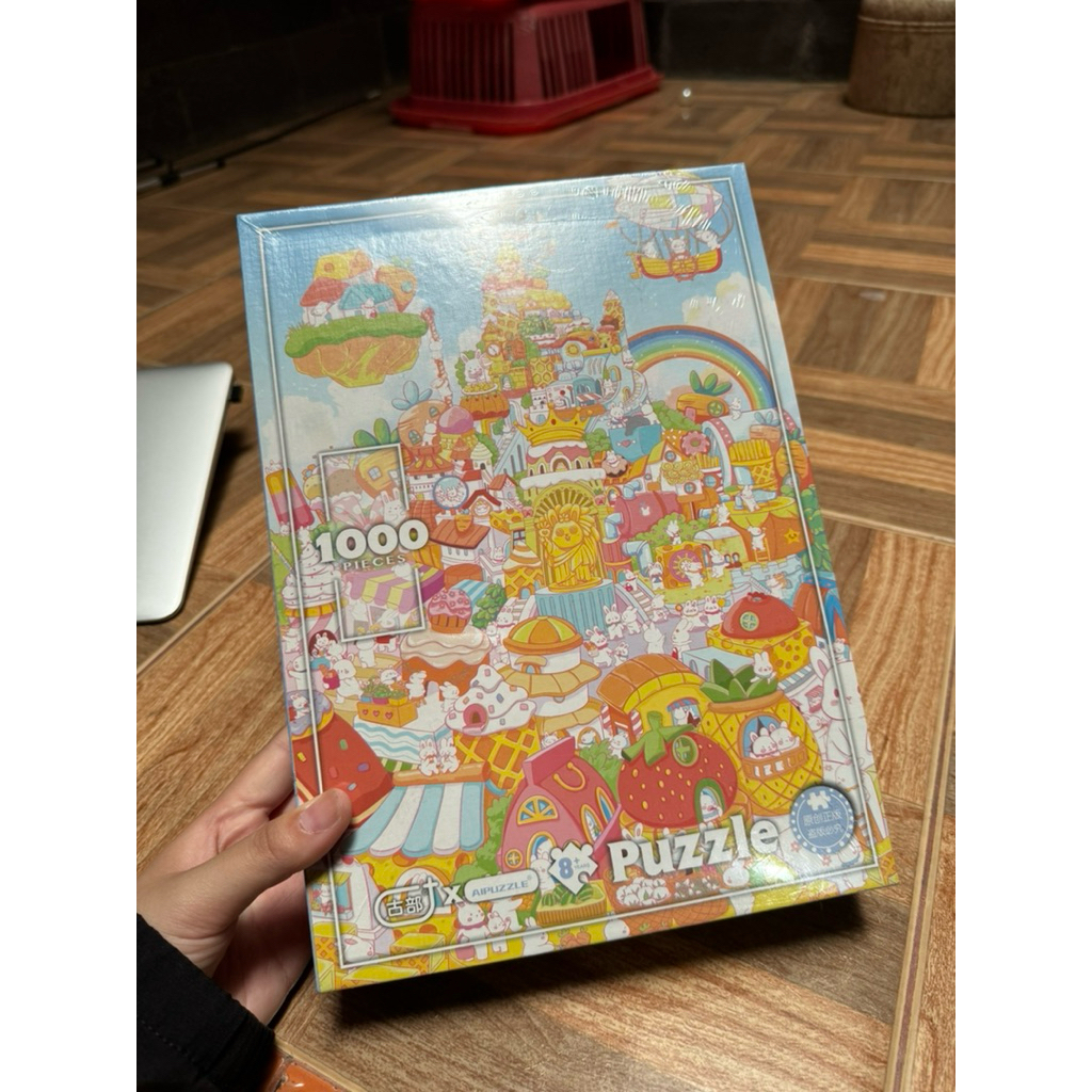 puzzle KKV 1000 pcs gambar lucu baru sealed masih bersegel