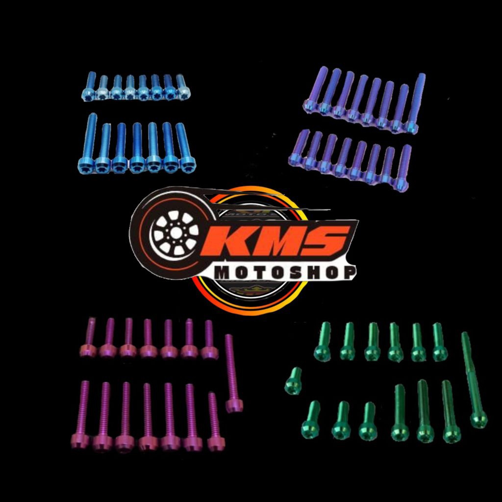 baut blok bak mesin fizr full set blok mesin fizr f1zr Titan gr5 original Vietnam