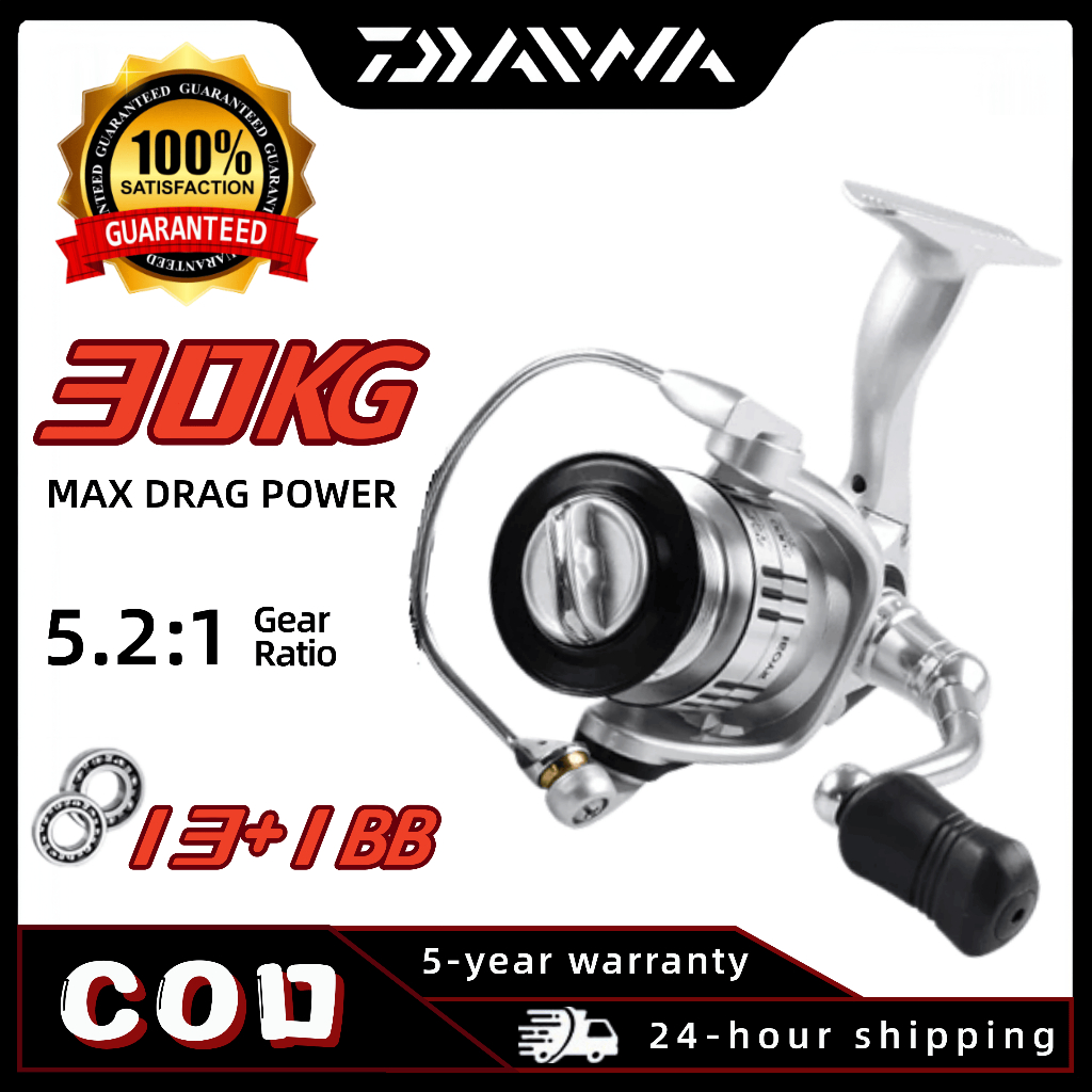 [COD] DAIWA Reel ZEUS 1000-6000 Series power handle reel power handle Perak Spinning Pancing