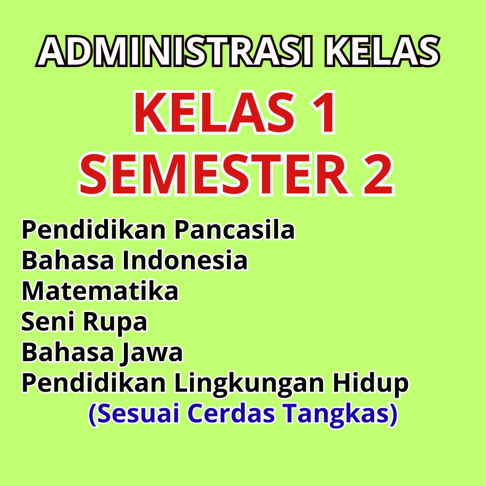 Administrasi Guru Kelas 1