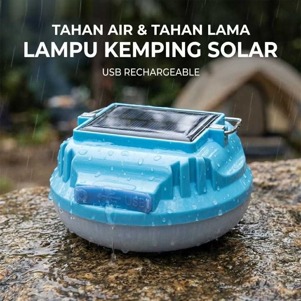 LAMPU LED EMERGENCY UFO/ SOLAR PANEL LED / LAMPU EMERGENCY