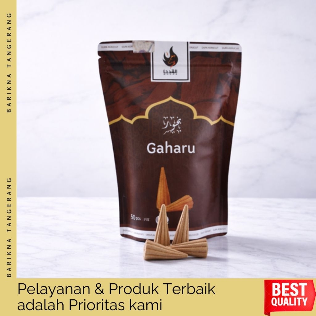 BUKHUR/ BUKHUR GAHARU/ BUKHUR AROMATHERAPY/ DUPA KERUCUT 50 PCS