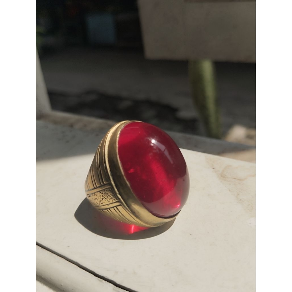 Cincin Batu akik Merah Siem
