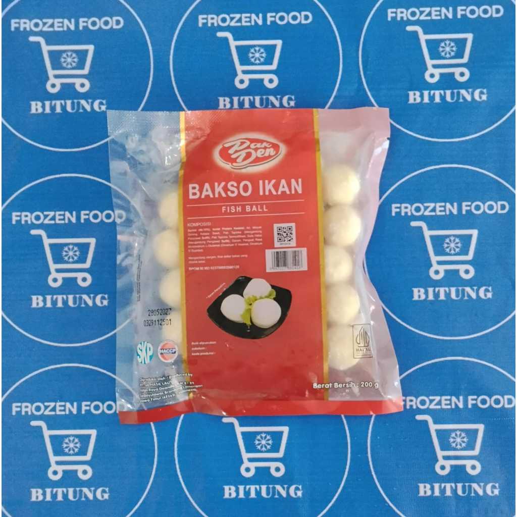 Pak Den Bakso Ikan 200gr - Frozen Food Bitung