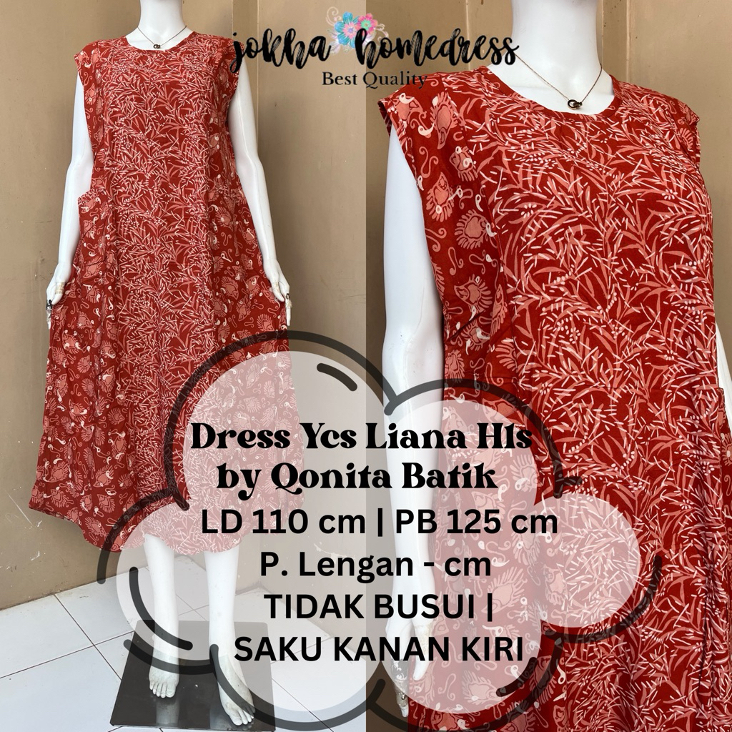 (ld 120) Daster Yukensi Liana by Qonita Batik Pekalongan
