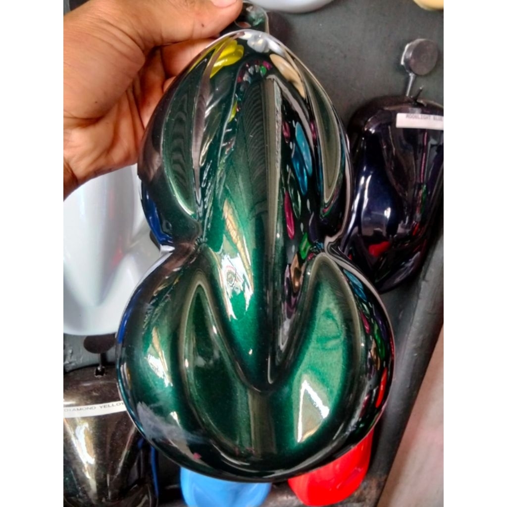 cat motor warna goblin green cat pu #cat custom #cat otomotif