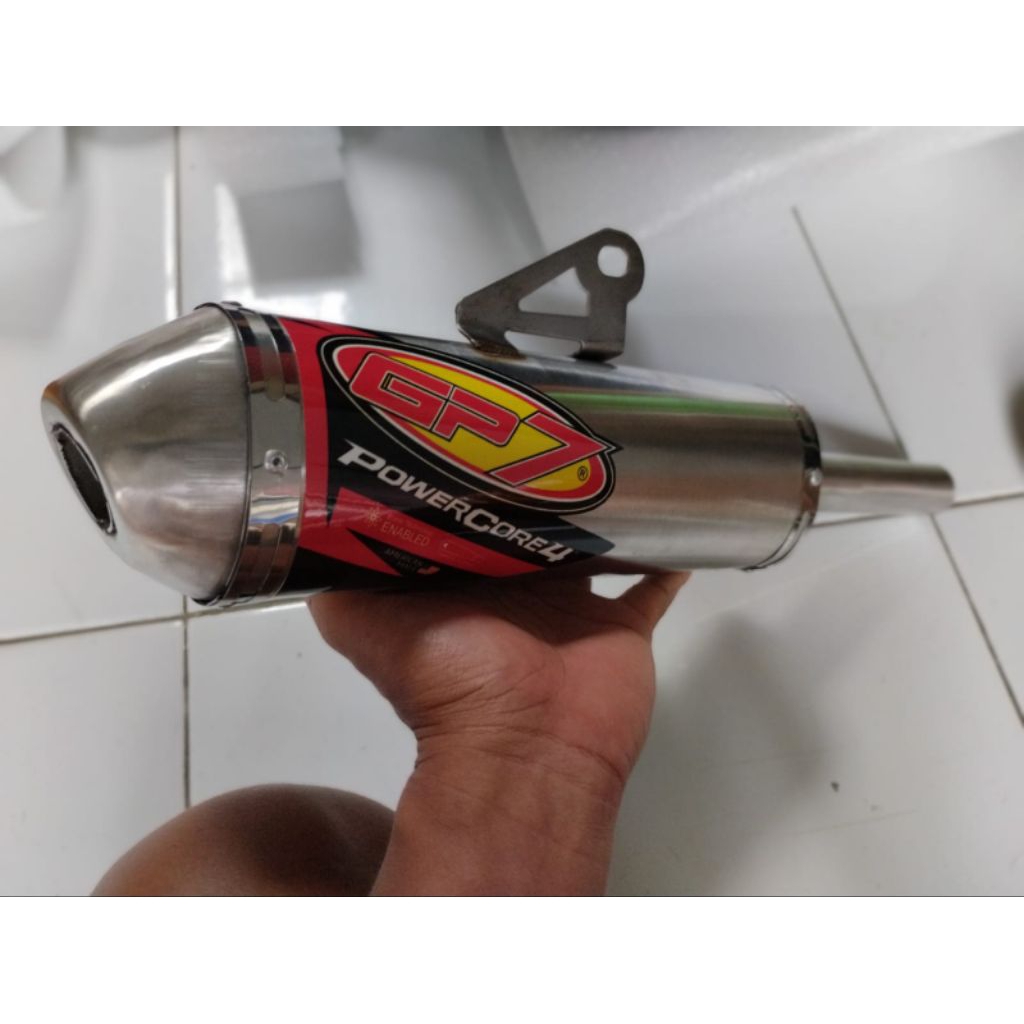 exhaust racing for motorcycle 2 stroke canister arraster GP7 POWERCORE