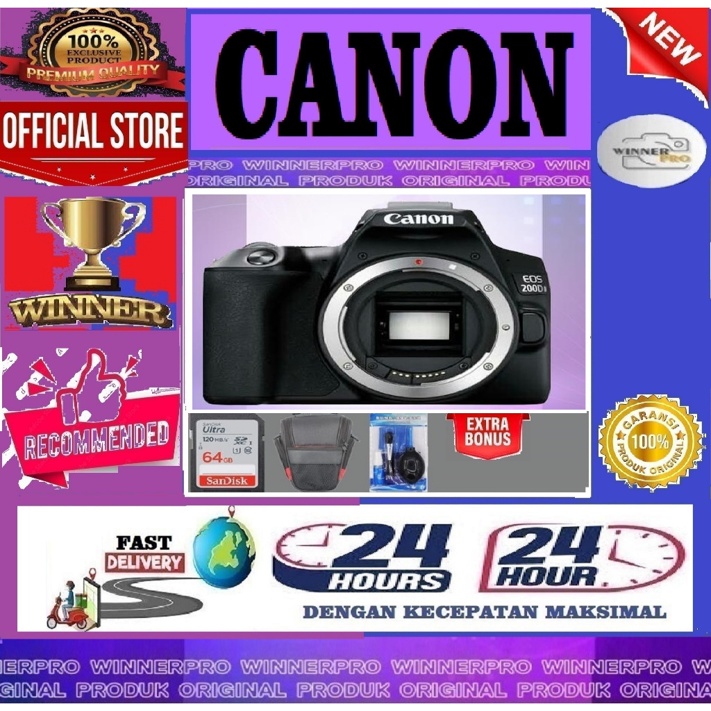 Canon 200D Mark II body only Body Only