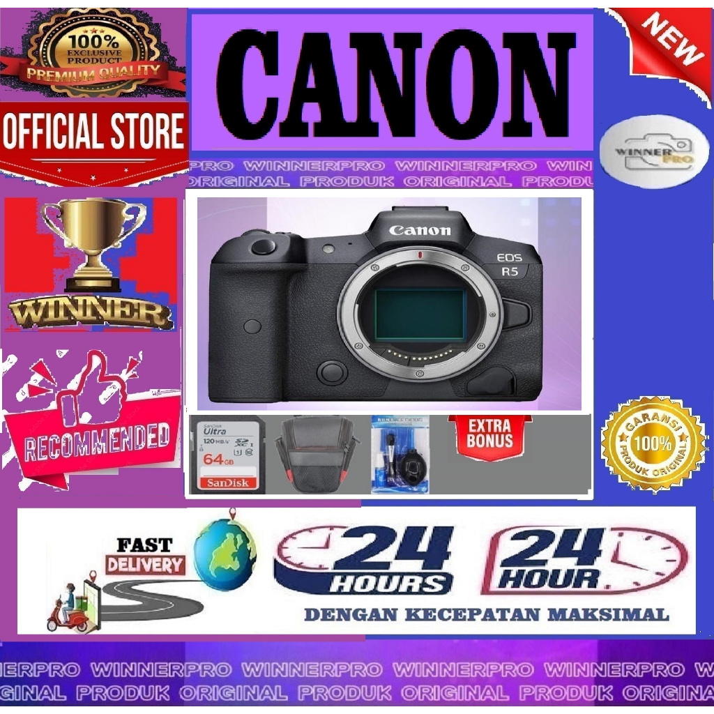 Canon EOS R5 Full-Frame Mirrorless Camera canon eos r5 bo