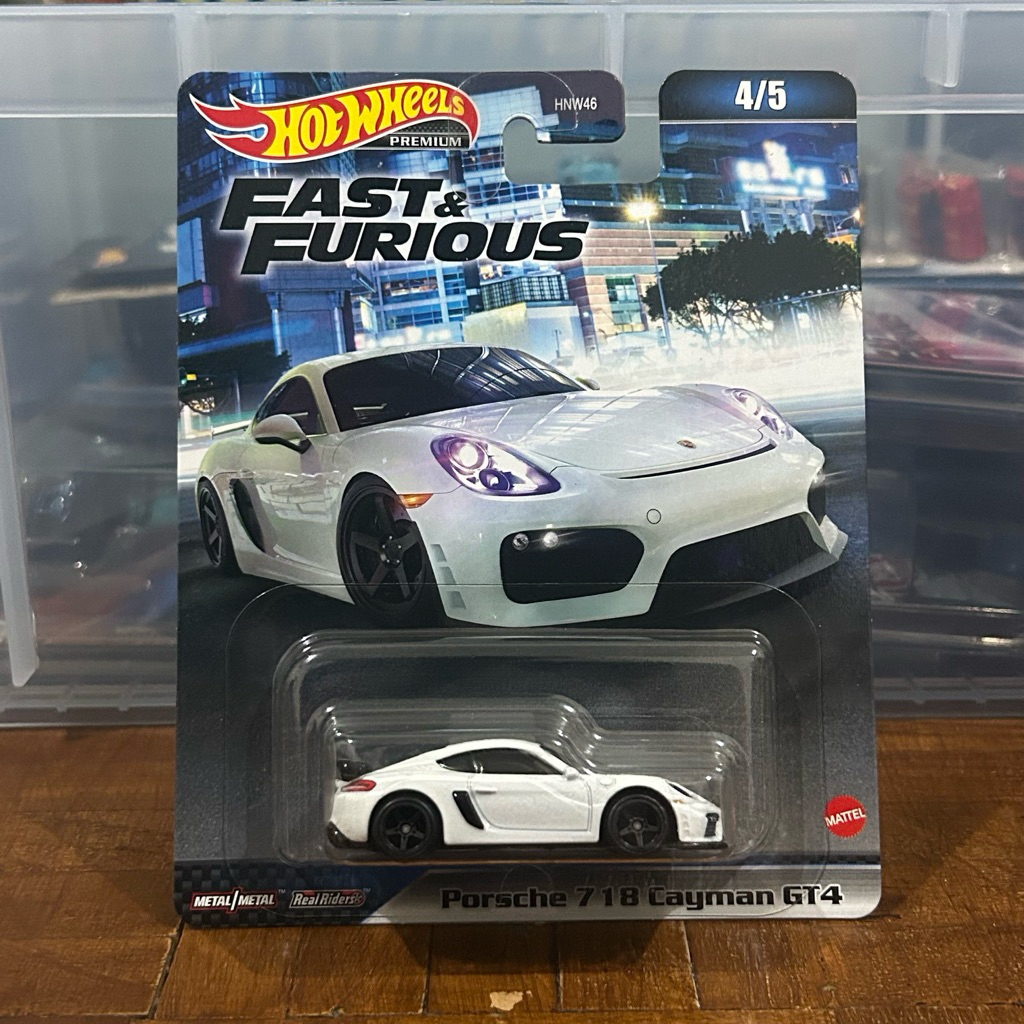 hotwheels fast furious porsche 718 cayman diecast mobil