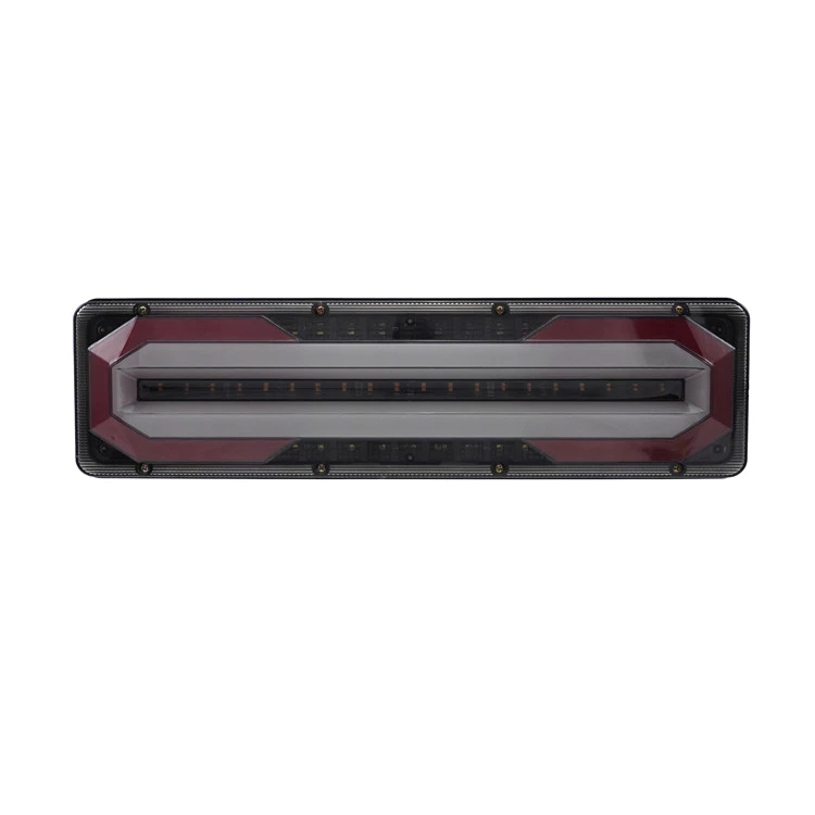 Sepasang Stop Lamp Truk 12-24V Rgb Senya Nyala Rem Kedip Co