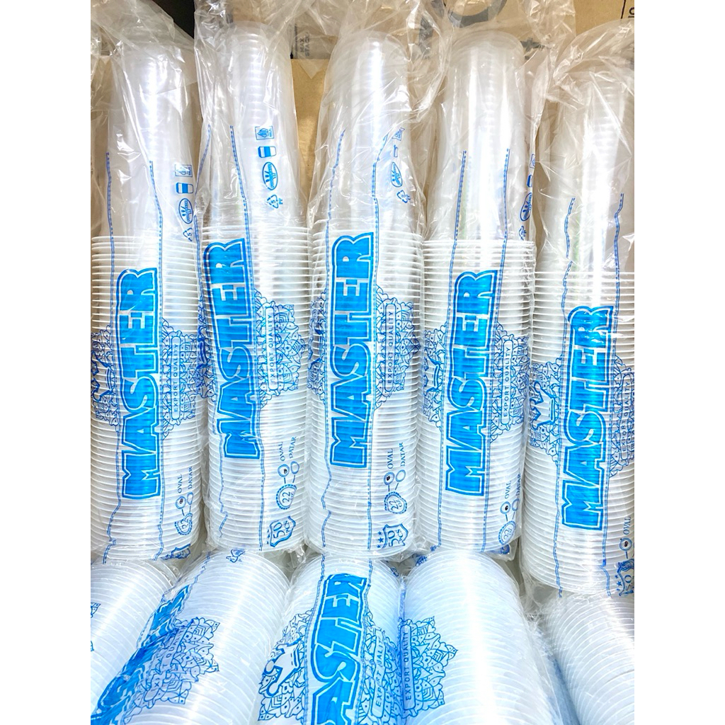 Gelas Plastik 16oz Oval/ Gelas Plastik 18oz Oval/ Gelas Plastik 22oz oval/ Cup 18oz/ cup22oz oval Pr