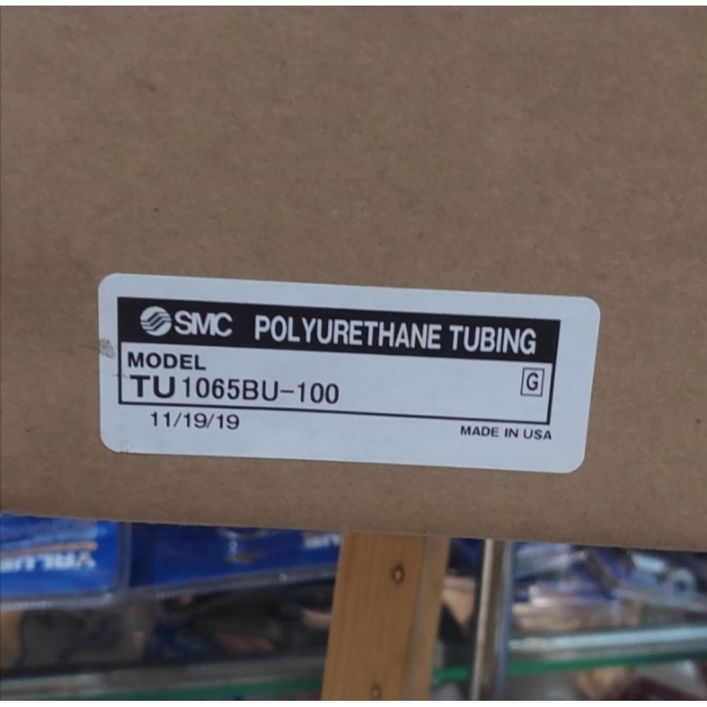 10MM X 6.5MM SMC TU1065BU Selang PU HOSE POLYURETHANE 10MM X 6,5MM SMC TUBING BIRU