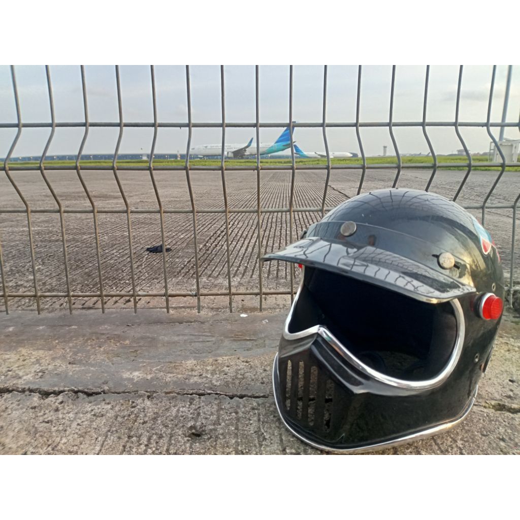 helm cakil kjp decal ori full custom accesories