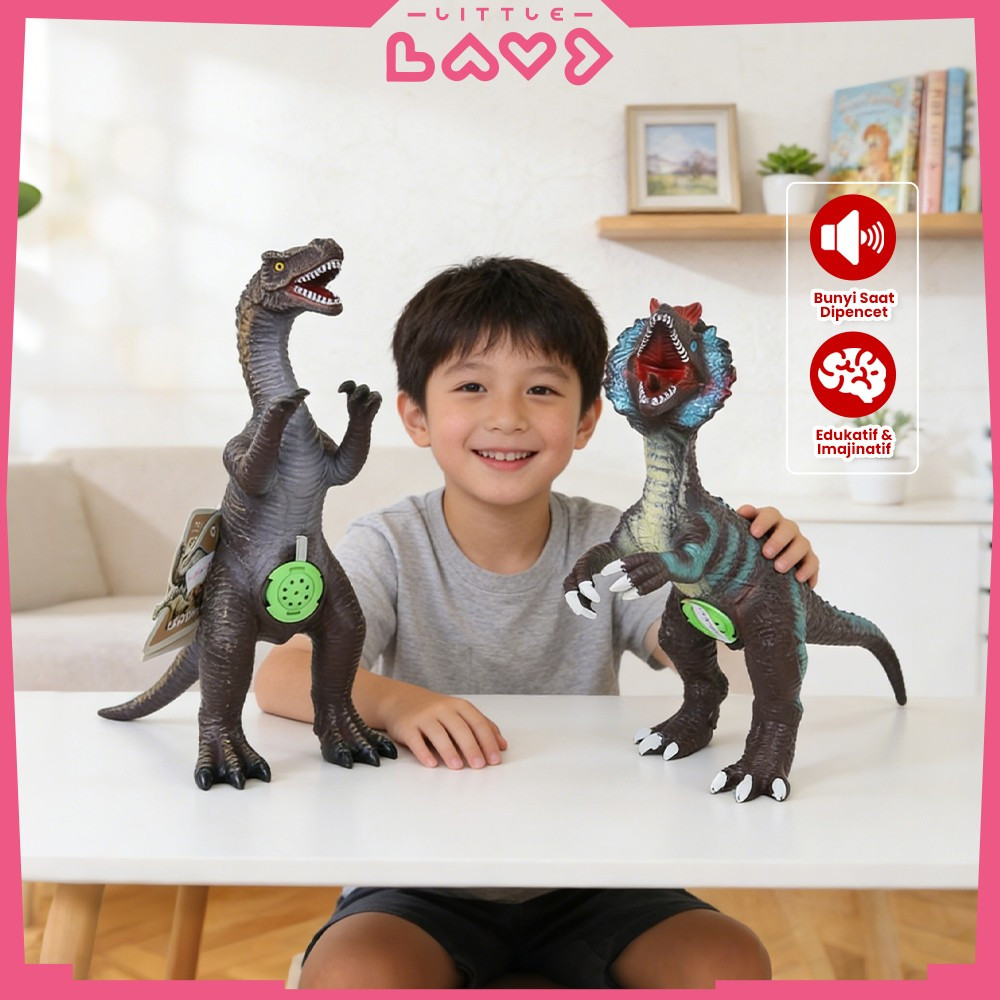 Mainan Edukasi Figure Dino Koleksi Play / Mainan Animal Dinosaurus Karet World / Jurassic Dino Toys 