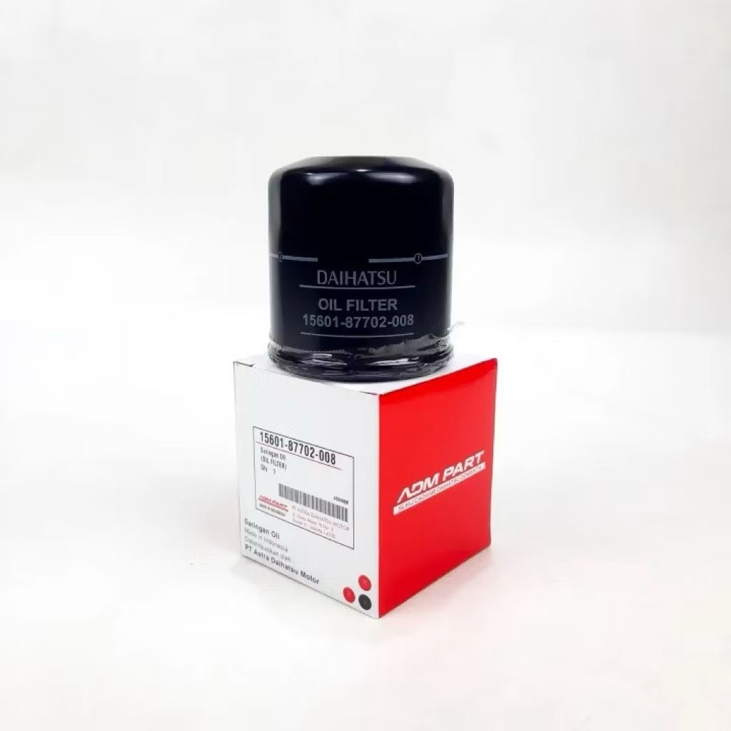 Filter Oli Daihatsu 15601-87702-008 | Untuk Mobil Xenia, Avanza, Sigra, Calya, Agya, Ayla