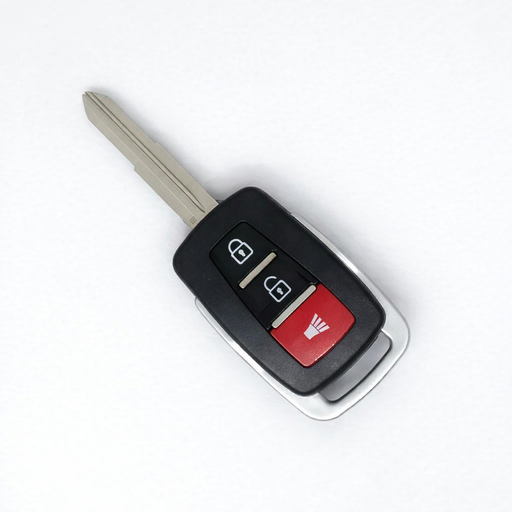 Casing Cover Kunci Mobil 3 Tombol untuk Proton Exora - Pelindung Remote Flip Key