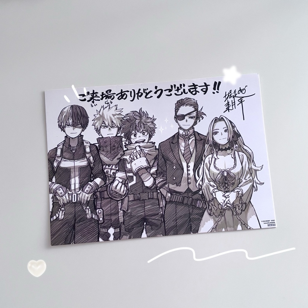 [Ready] Wts Boku no Hero Academia Illustration Postcard A5 | My Hero Academia : You’re Next Official