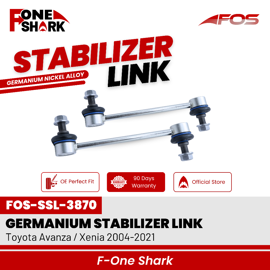 F-One Shark Fos Front Sway Bar Link Stabilizer Link Stabil Toyota Avanza / Xenia 2004-2021 Premium