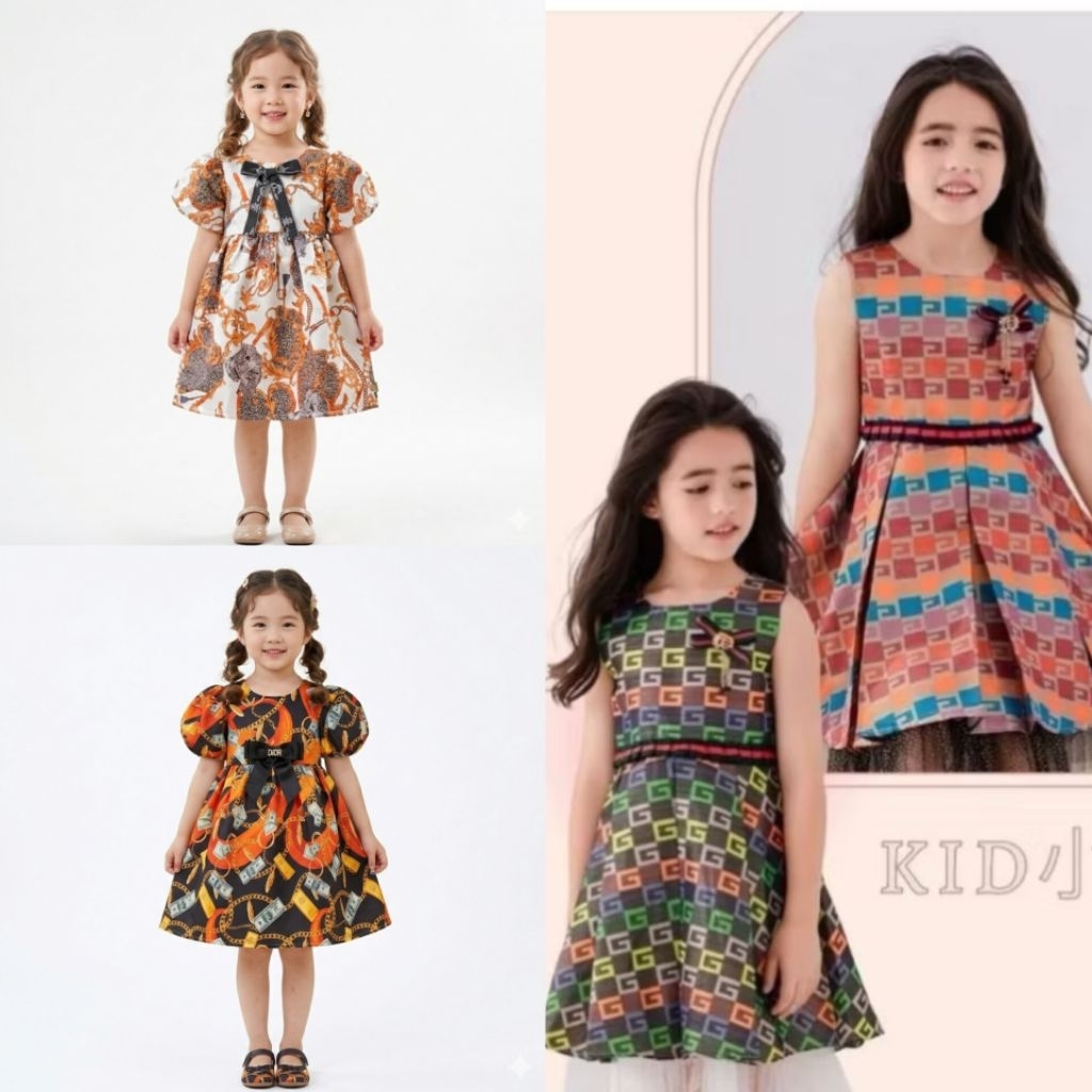 DRESS KING KID ANAK IMPORT PREMIUM 2-8THN