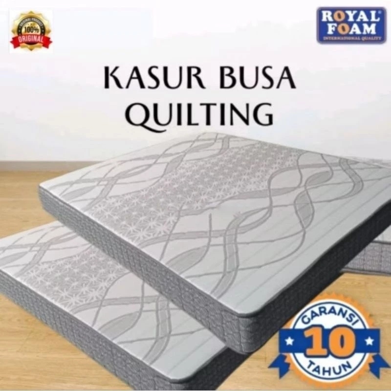 Kasur Busa ROYAL QUILTING - Kasur Busa Murah Anti Kempes Tebal 20 cm Ukuran 90x200