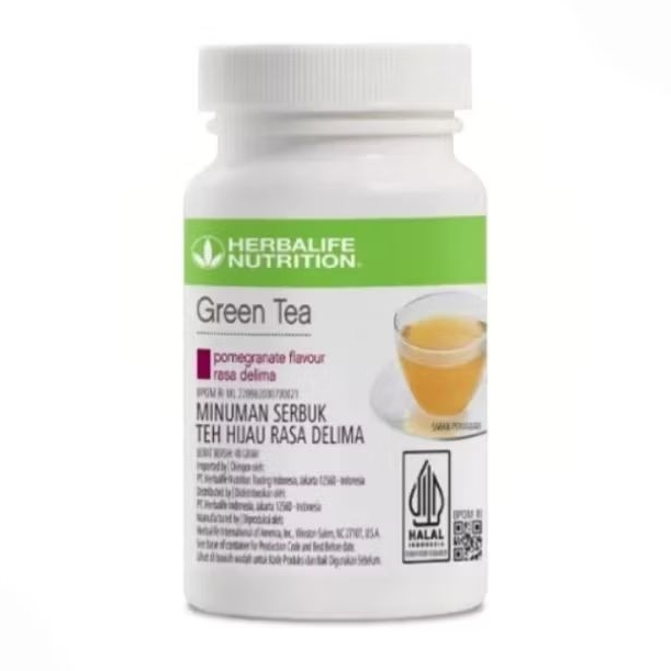 HERBALIFE Potong Barcode!! 19.03.27 Green Tea Pomegranate Flavour, Teh Hijau Rasa Delima 48gr