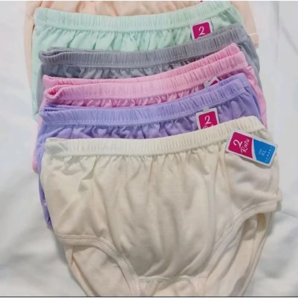 6 Pcs Celana Dalam Wanita Dewasa Polos CD Wanita Dewasa Cangcut Wanita Dewasa Polos Berkualitas