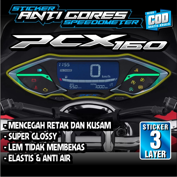 Stiker Speedometer PCX 160 | Sticker Pelindung Speedo PCX 160