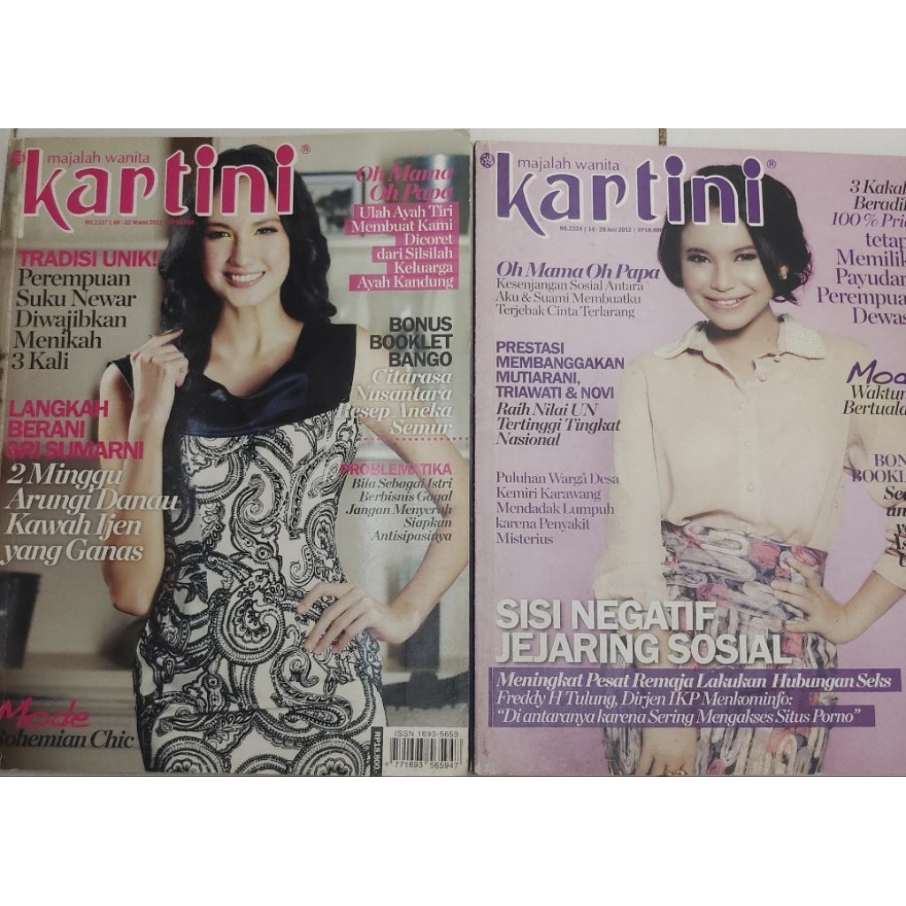 MAJALAH KARTINI 2012 BEKAS