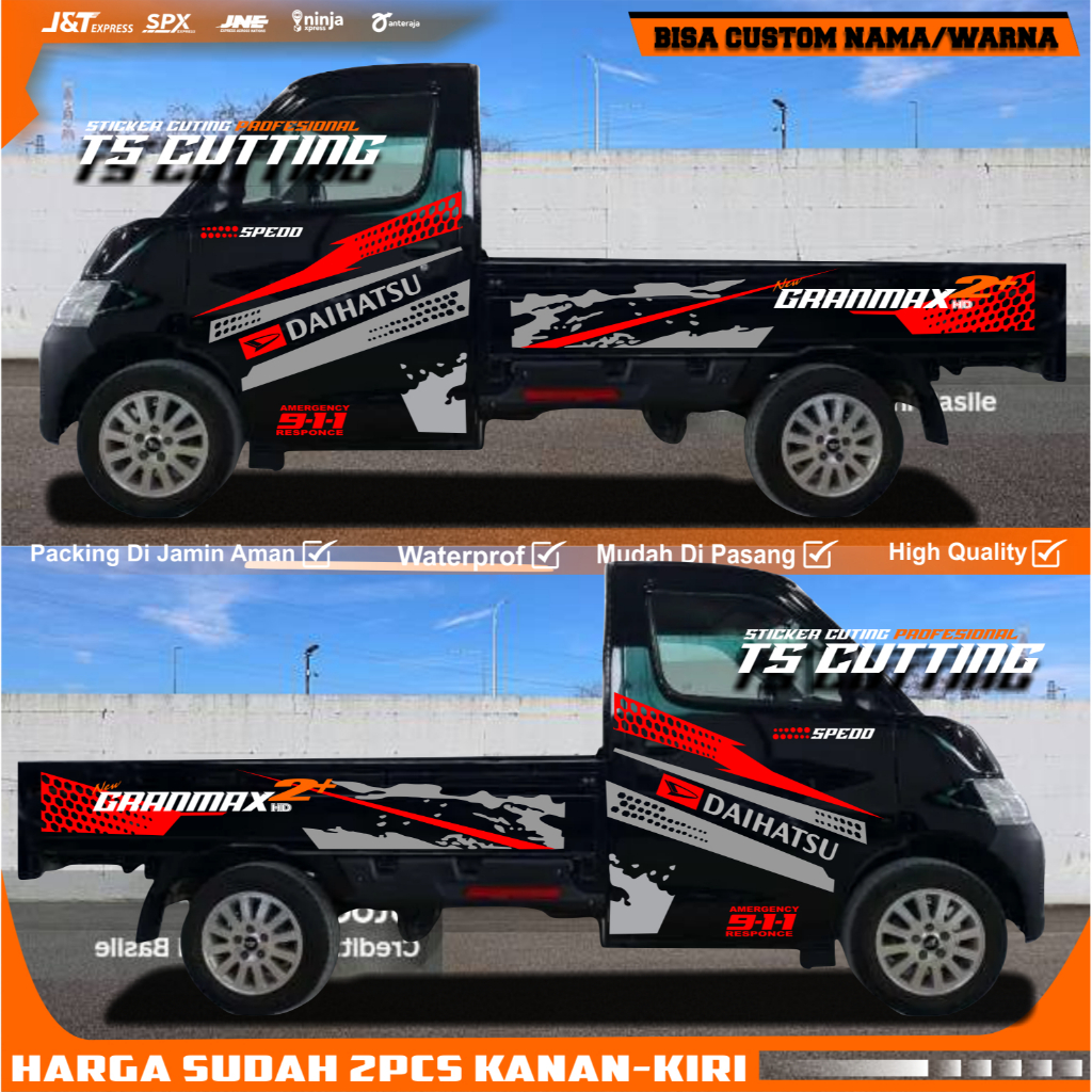 NEW STCIKER MOBIL PICK UP GRANMAX CUTING STIKER BODY MOBIL GRANMAX PICK UP