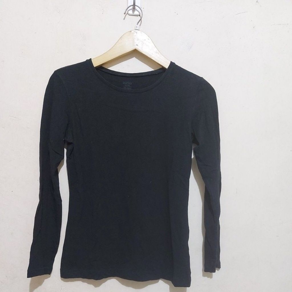 code:E284>Tshirt Heattech extrawarm crew neck UNI*S