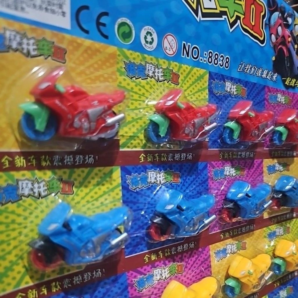 motor spin go kecil satuan / miniatur motor gp / mainan motor motoran anak