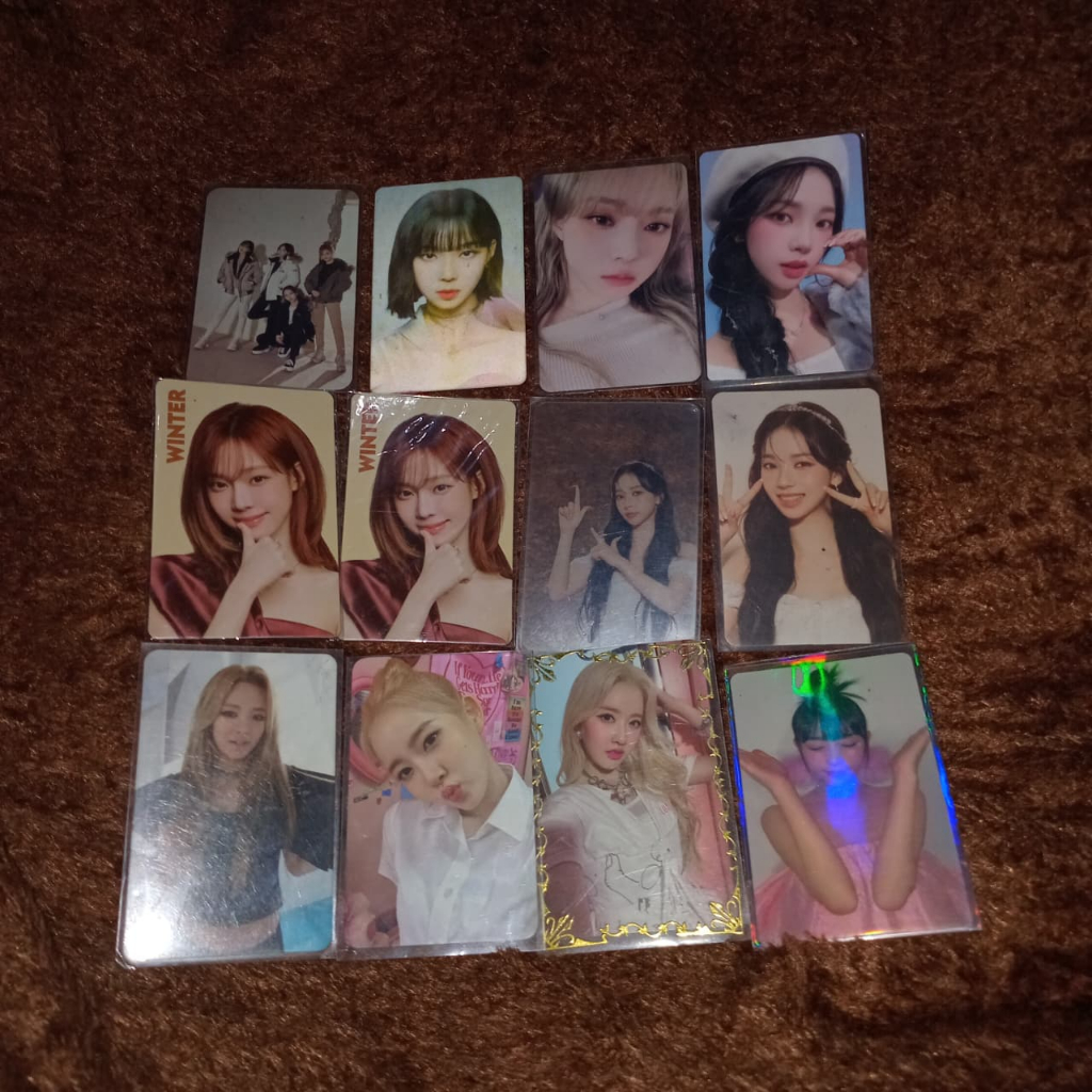 Photocard Official PC aespa STAYC SNSD Girls Generation Izone  Group Karina Season Greeting SG23 202