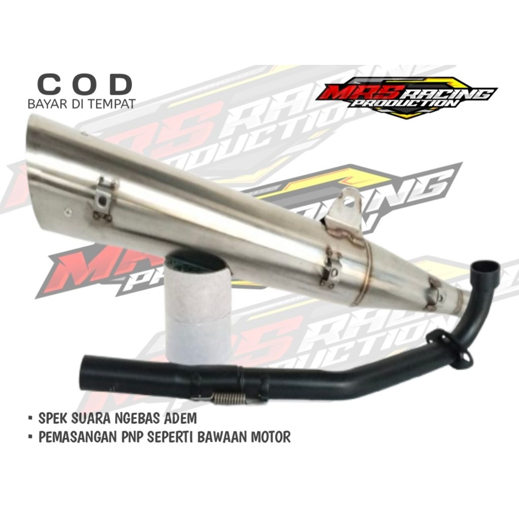 KNALPOT TSUKIGI STANDAR RACING KHARISMA KIRAna 125 SUPRA X 125D ASTREA GRAND C70 LEGENDA