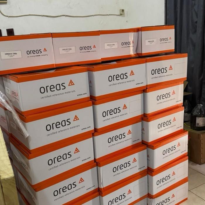 ORIGINAL CRM ORE MINERAL NICKEL LATERITIC (Ni) OREAS 10 GR(18 ITEM) READY PER PCS