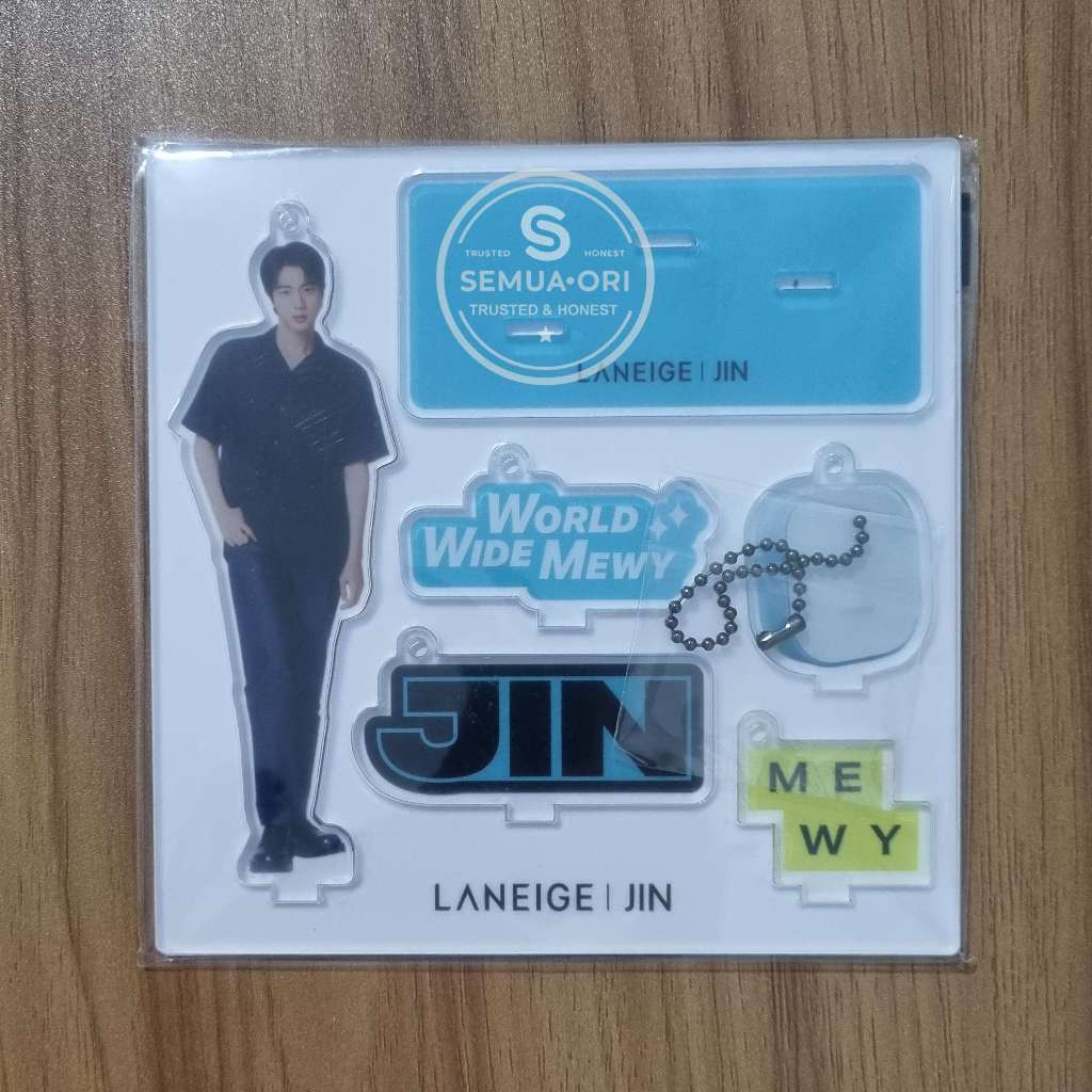 BTS Jin x Laneige Acrylic Stand | Official Merchandise