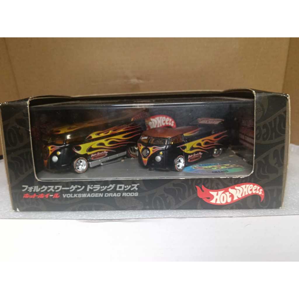 Hot Wheels 2007 Custom Car Show Volkswagen Drag Bus Drag Rods VW Japan Osaka