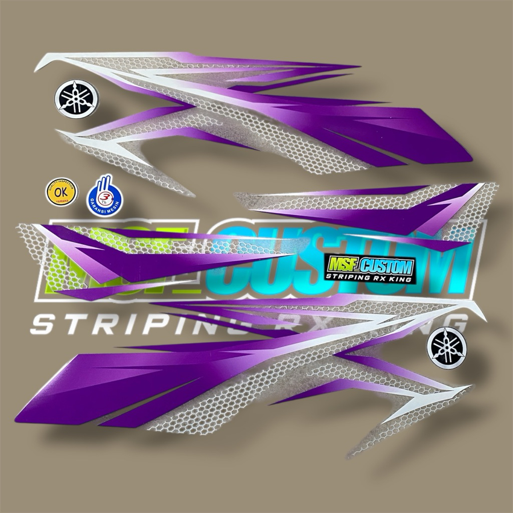 Striping Rx King Transparan || Striping Rx King 2005 Variasi