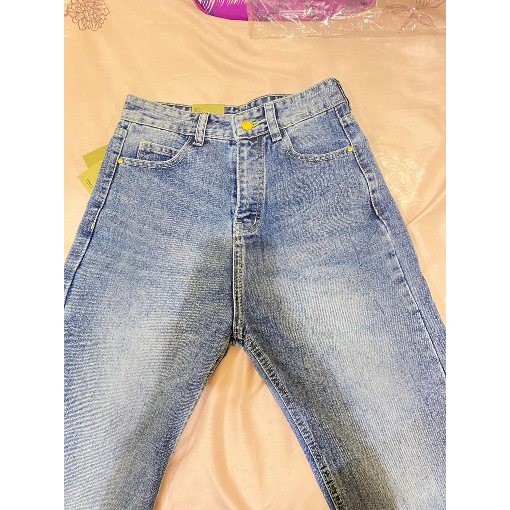 PRELOVED WARPATH - Highwaist Flare Jeans Swagboot 9267 UK 27 MEDIUM BLUE