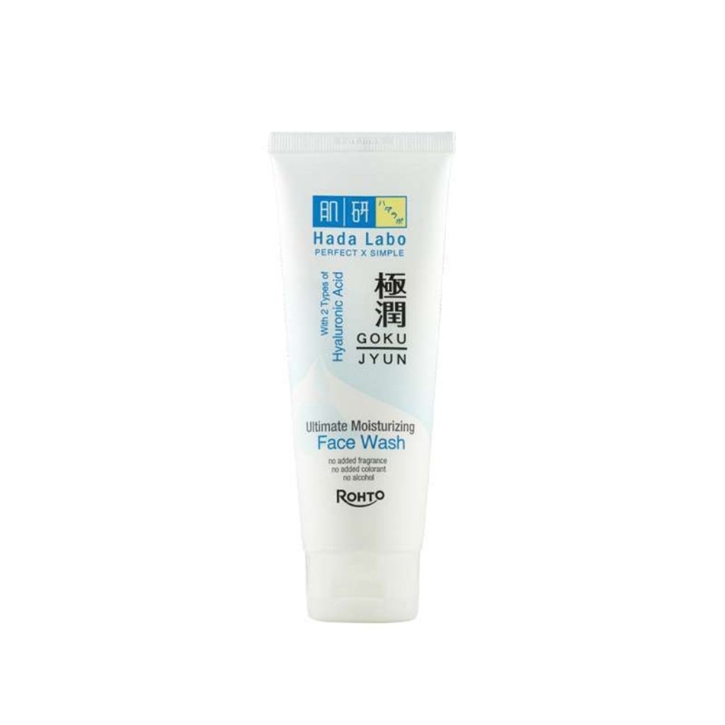 Hada Labo Gokujyun Face Wash - Sabun Cuci Muka Melembapkan, 100ml