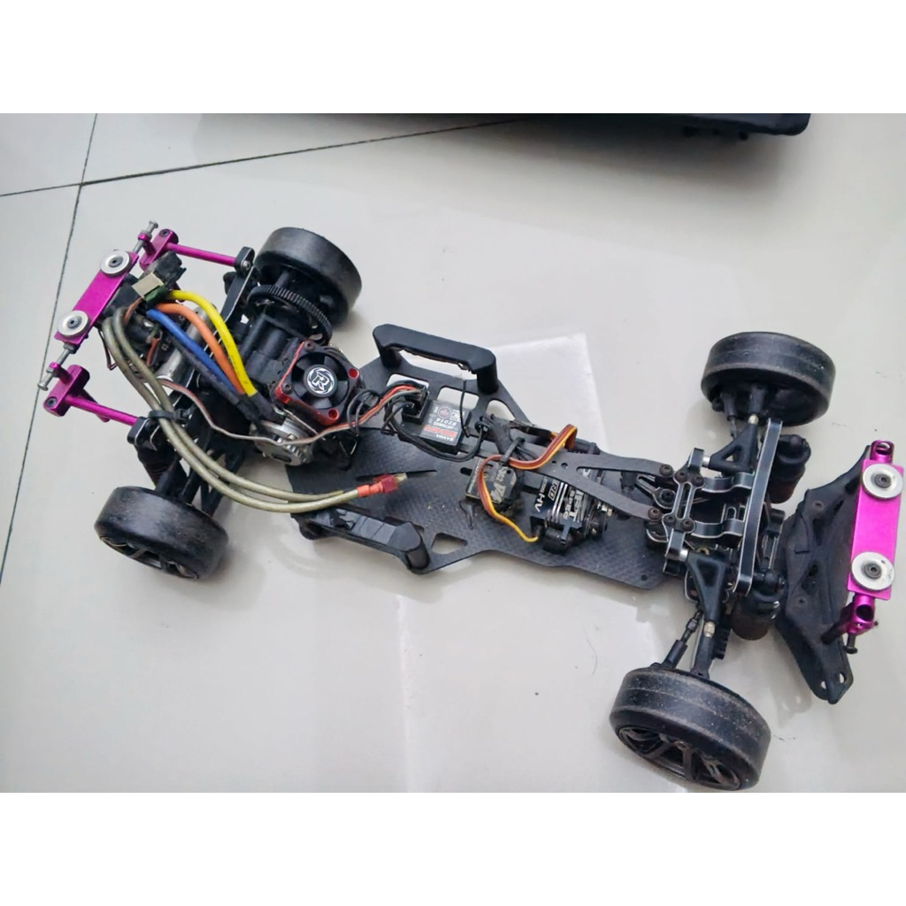 rc Yokomo drift competition  Tanpa body dan remote ARTR 1/10 yokomo yd-2 ex