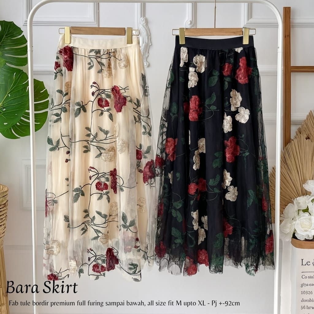NANIA SKIRT + HANA+ BARA ori by GA COLLECTION