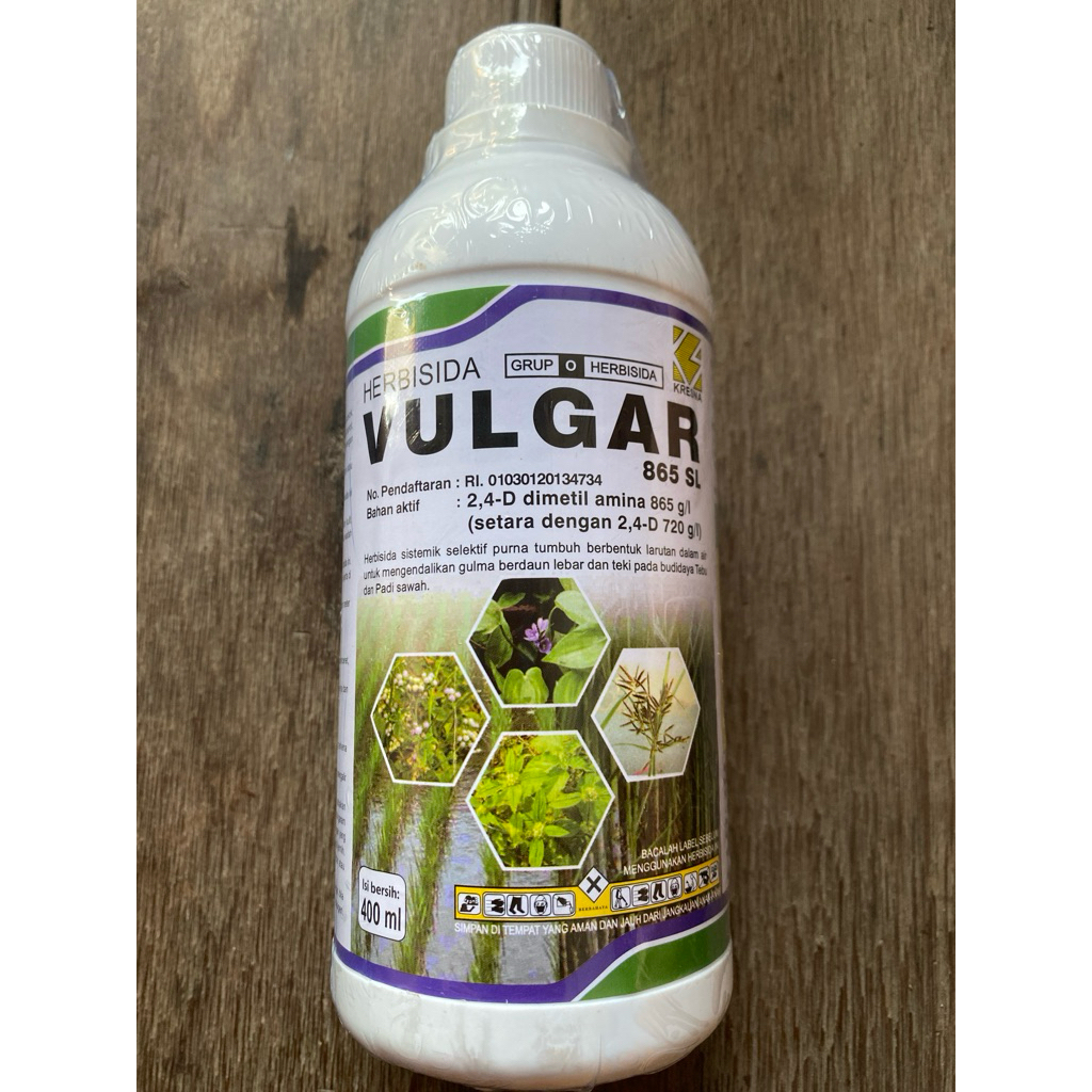Herbisida Vulgar 865 SL 400 ml - Sistemik Selektif untuk Tebu & Padi
