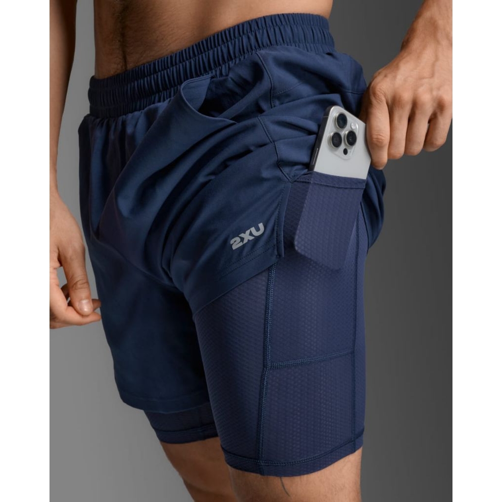2XU Aero Mesh 2 in 1 5 Inch Shorts