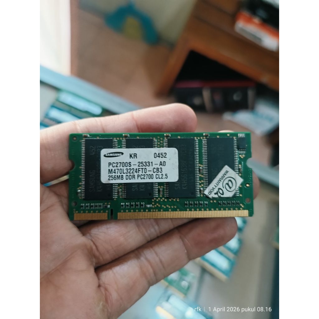 Sodimm SDRAM 256MB 133MHz NANYA