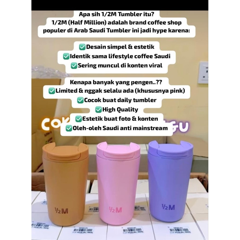 Tumbler 1/2M Viral/tumbler half milion/ tumbler arab viral /tumbler viral